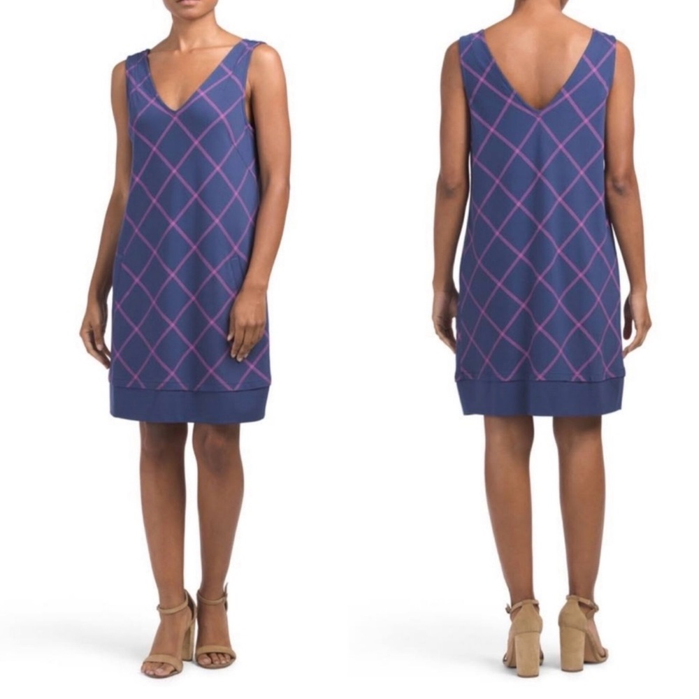 NWT Southern Tide Emmie Windowpane Print Dress